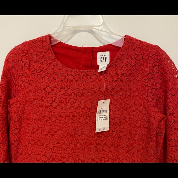 Kids red dress - Picture 3 of 4